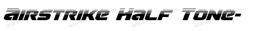 Airstrike Half Tone字体转换